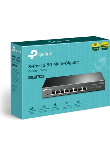 TP-Link TL-SG108-M2 8 Port 2.5G Multi Gigabit Masaüstü Switch - 3