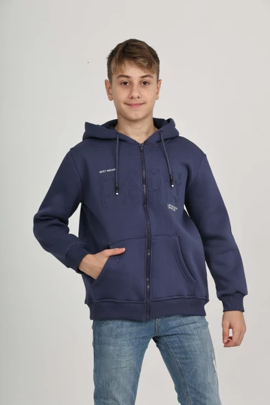 Toontoy Erkek Çocuk Luxury Baskılı Hırka - 5