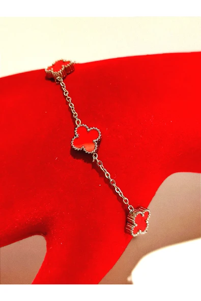 Monalisa Home  Lüks Gösterişli Renkli Yonca Bileklik ürün görseli 1