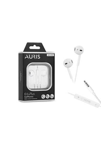 Auris Iphone 6 / 6 plus Samsung Redmi Uyumlu HF03 3.5mm Jack Konektörlü Kablolu Kulaklık ürün görseli