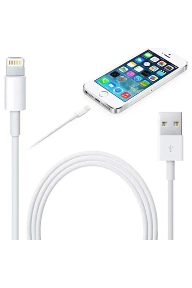 Telefon Aksesuarları Iphone Ipad Ipod Uyumlu 3,2 Amper Turbo Usb-lightning Şarj Kablosu 1mt - Resim 2