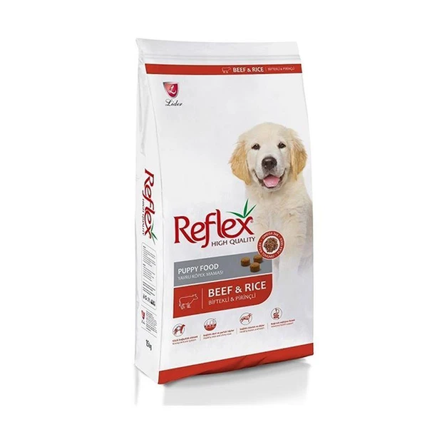 Reflex Biftekli ve Pirinçli Yavru Köpek Maması 15kg - 1