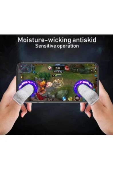 ExtremeGoodShop 2 Çift 4 Adet Pubg Ve Diğer Oyunlar Için Hızlı Oyun Parmak Eldiveni - Resim 2