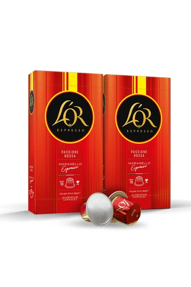 LOR Maranello Espresso Nespresso Uyumlu Alüminyum Kapsül Kahve 20 Kapsül ürün görseli