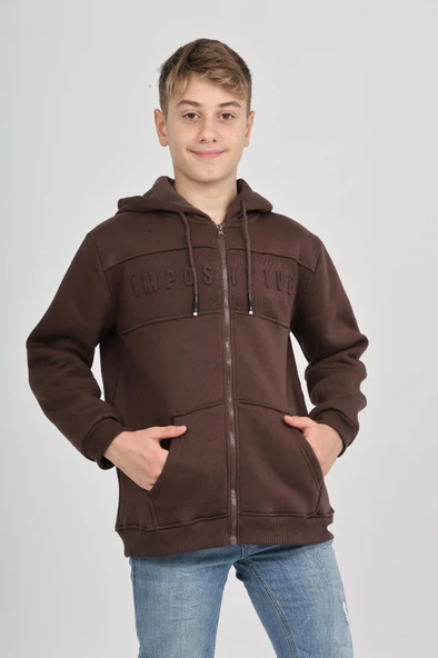 Toontoy Erkek Çocuk Imposıtıve Baskılı Hırka