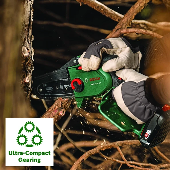 Bosch Easychain 18V-15-7 Tek Akülü 2.5 Ah Zincirli Budama Makinası - 06008B8900 - 2
