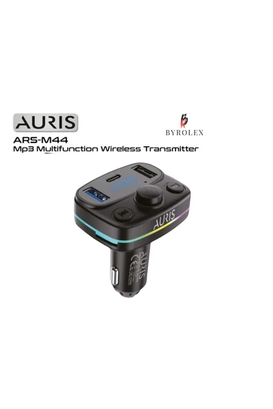Auris Çakmakliği Takilan 2 Usb + 1 Type-c Gi̇ri̇şli̇ Mp3 Çalar Fm Adaptör Ü ( Transmitter ) - Resim 3