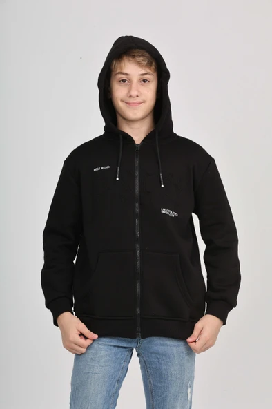 Toontoy Erkek Çocuk Luxury Baskılı Hırka - 4