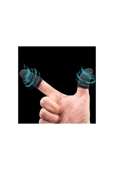 ExtremeGoodShop Jo-fg01 Pubg Oyun Parmak Ucu Terlemeyi Önleyen Eldiven Manyetik Çorap - Resim 3