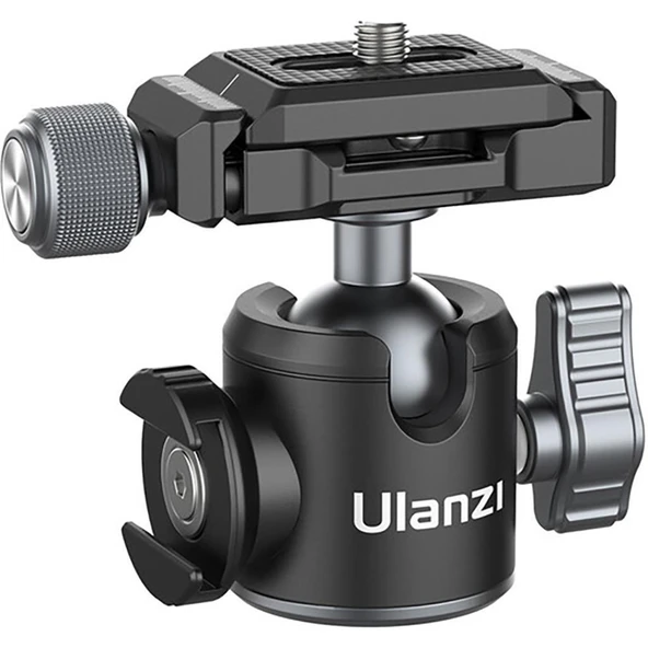 Ulanzi U-80L Arca Side Cold Shoe Ball Head Tripod Başlığı - 2