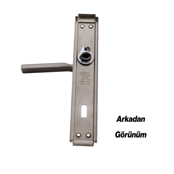 İç Oda Kapı Kolu Aynalı Sağa Sola Uygun Saten Renk Dış Ahşap Pvc Metal Çelik Kapısı Tutamağı 1 Takım - Resim 5