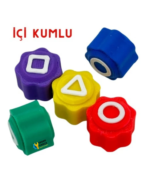 Squid Game Kumlu Model Oyun Taşı – 5 Taş Seti Renkli Taş Gonggi, Beş Taş, Kalamar Oyunu ürün görseli