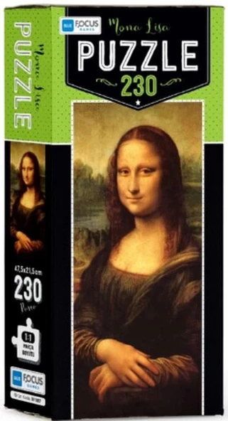 Blue Focus Mona Lisa - Puzzle 230 Parça ürün görseli