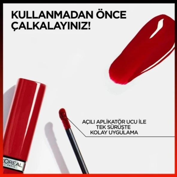 L'Oreal Paris Infaillible Laque Resistance Likit Parlak Ruj - 520 Berry Bordeaux - 3