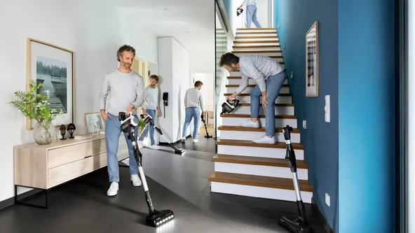Bosch Unlimited 7 BBS711W Şarjlı Dikey Süpürge - Resim 6
