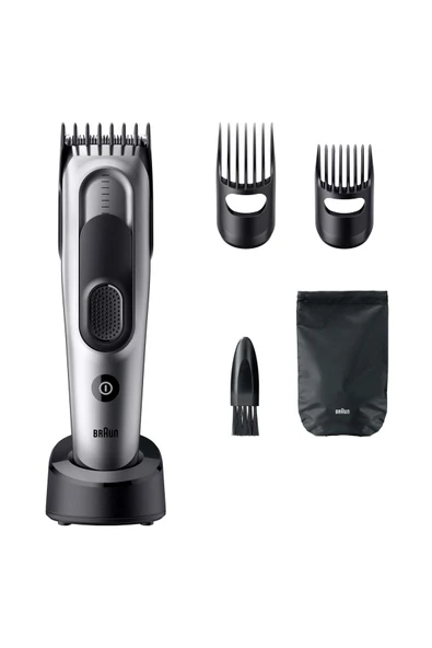 Saç Kesme Makinesi Series 7, +5 Aksesuar, Ömür Boyu Keskin Bıçak, 17 Uzunluk, HC7590 - 8