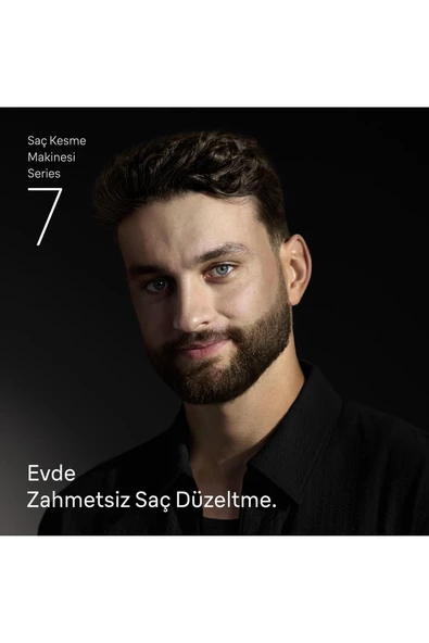 Saç Kesme Makinesi Series 7, +5 Aksesuar, Ömür Boyu Keskin Bıçak, 17 Uzunluk, HC7590 - 2