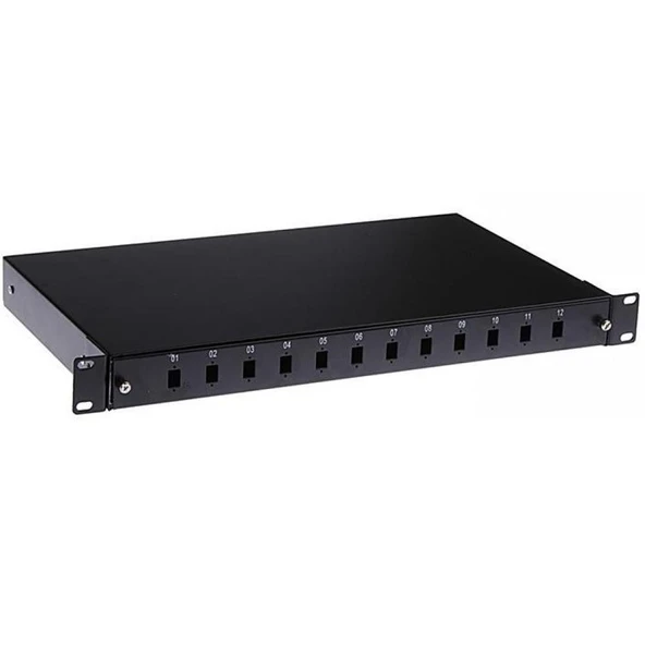 12 Port Lc Dx F/O Patch Panel (Boş) - 1
