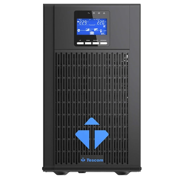 TESCOM NEOLINE 3 KVA 5/10 dk 6x12v 9AH Akü) Online UPS - 1
