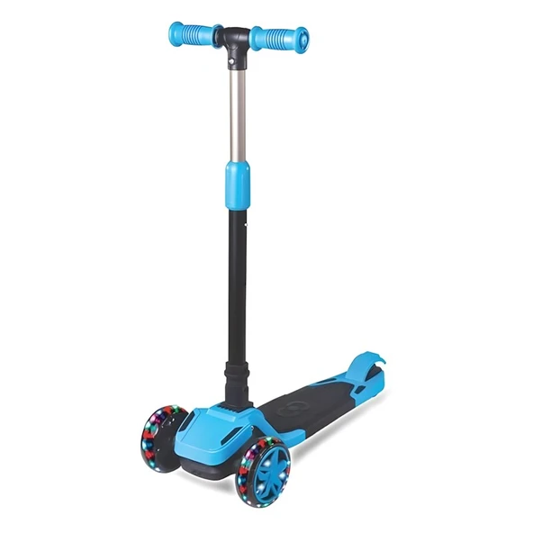 Cool Wheels Tulpar Mavi Işıklı 3 Tekerlekli Çocuk Scooter
