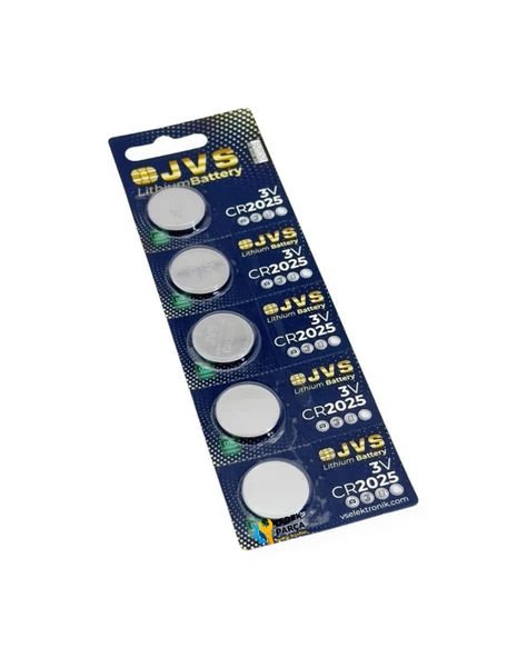 Jvs CR2025 Düğme Pil 5li ürün görseli