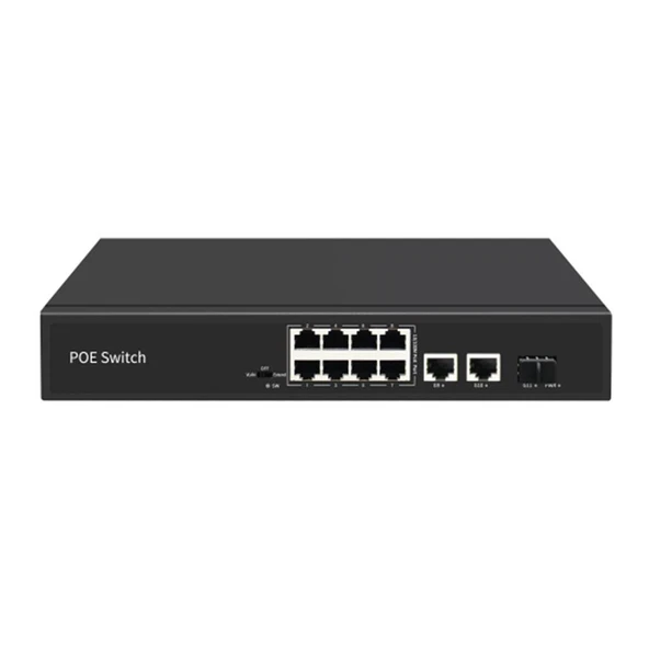 8 Port 10/100 +2 Gigabit Uplink +1 Sfp Poe Switch - 1