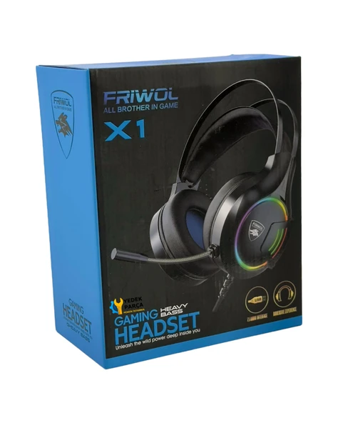 Platoon PL-2415 USB Mikrofonlu Oyuncu Kulaklığı (FRIWOL X1) ürün görseli