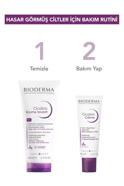Bioderma Cicabio Baume lavant Onarıcı Temizleme Balmı 200 ml - Resim 3