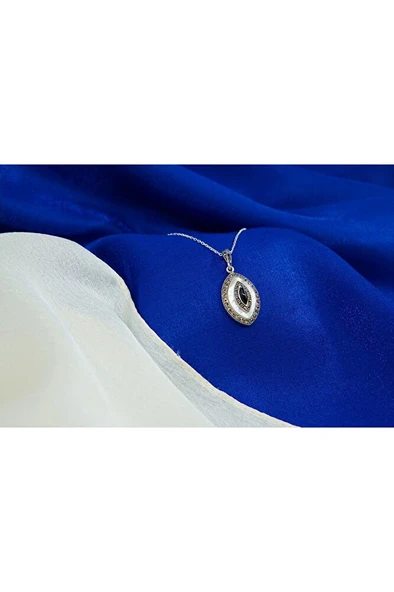 badem taşlı kolye sk00039 - 4