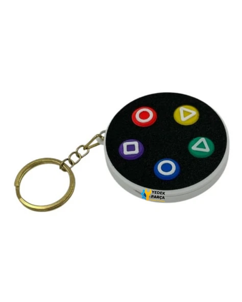 Squid Game Kumlu Model Oyun Taşı – 5 Taş Seti Renkli Taş Gonggi, Beş Taş, Kalamar Oyunu - Resim 4