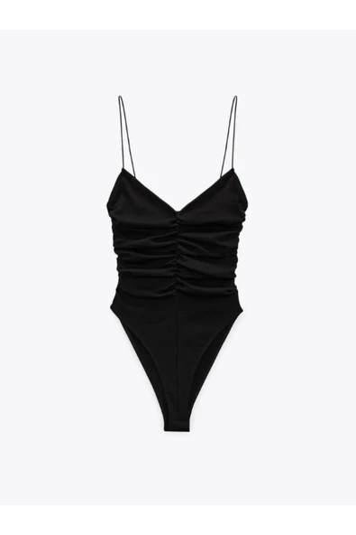 Zara Büzgülü Body - Resim 2