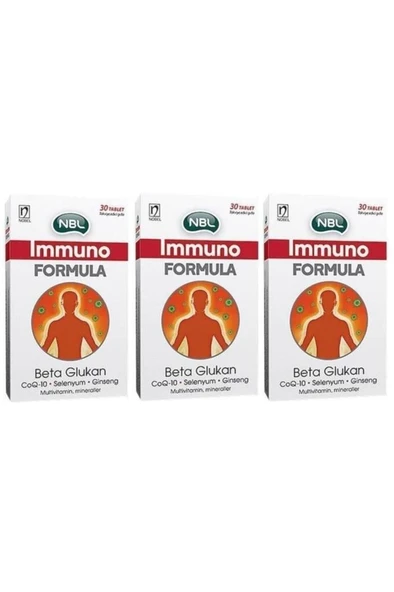 Nbl Immuno Formula 30 Tablet - 3 ADET - SKT:08/2028 ürün görseli 1