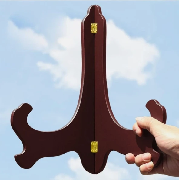AHŞAP TEŞHİR AYAK SETİ 3 LÜ 31CM-29CM-12CM - 2