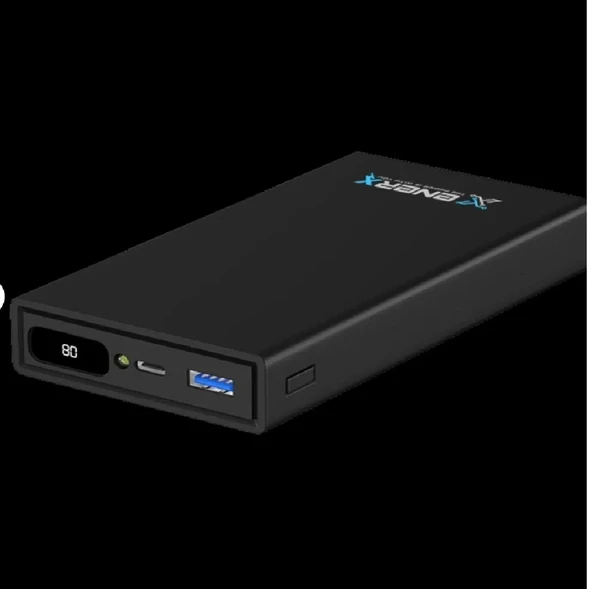 eNeRX Powerbank 20000 mAh 22.5 Watt Dijital Göstergeli ENR-P20188DT Siyah - 2
