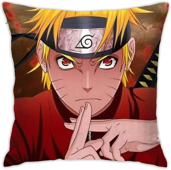 Anime Naruto Sevimli Uzumaki Naruto Polyester Yastık - 1