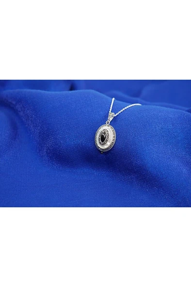 elips oltutaşı detaylı kolye sk0007 - Resim 2