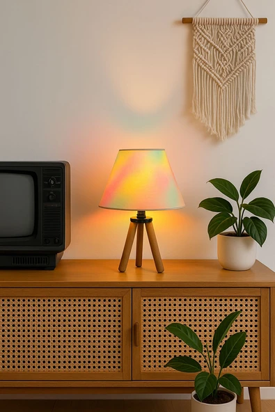 Rustik Ampül Vitray Ampül Rengarenk Ampül Ambians Ampul Rgb Ampül 4 W LED Filamentli Ampül Çok Renkli Camcı Stüdyo - Resim 3