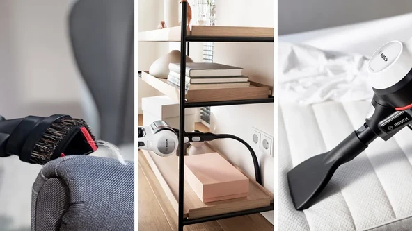 Bosch Unlimited 7 BBS711W Şarjlı Dikey Süpürge - Resim 11