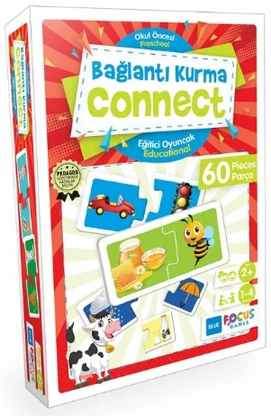 Blue Focus Bağlantı Kurma - Eğitici Oyunlar 60 Parça ürün görseli