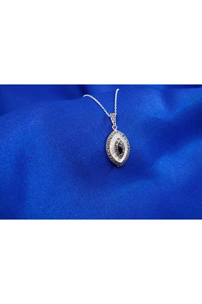 badem taşlı kolye sk00039 - 3