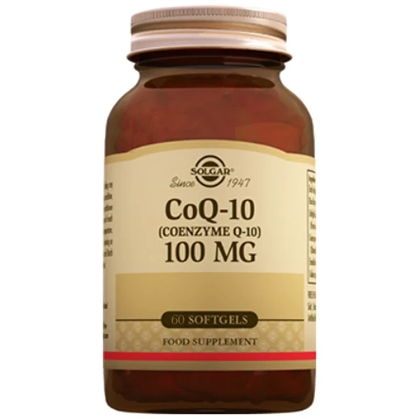SOLGAR COENZYME Q10 YUMUŞAK KAPSÜL 100MG 60 YUMUŞAK KAPSÜL - 1