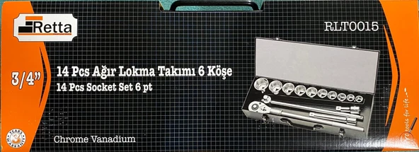Retta 3/4 Lokma Takımı 6 Köşe 14 Pcs RLT0015 - 3