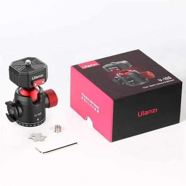 Ulanzi U-100 Pratik Ball Head Tripod Kafa - 8