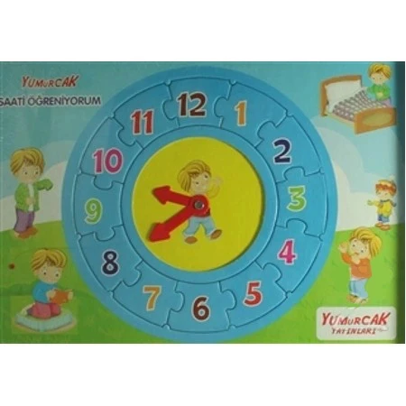 Saati Öğreniyorum (Puzzle) ürün görseli