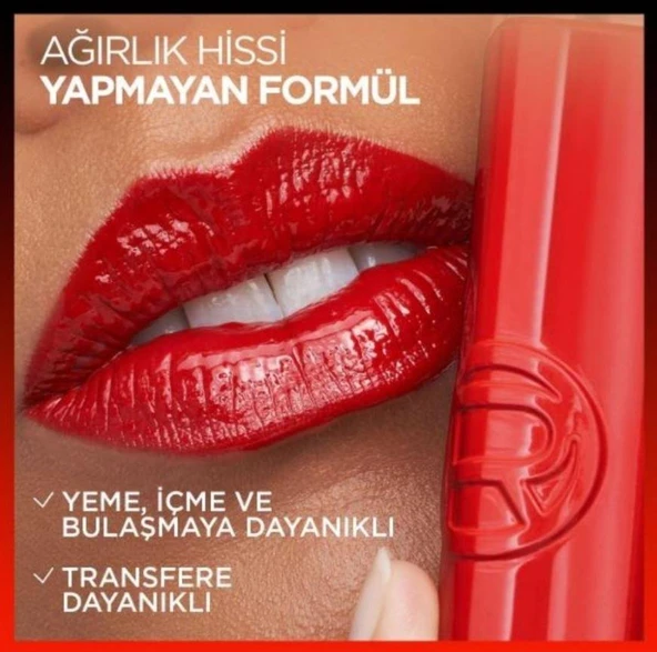 L'Oreal Paris Infaillible Laque Resistance Likit Parlak Ruj - 520 Berry Bordeaux - 5