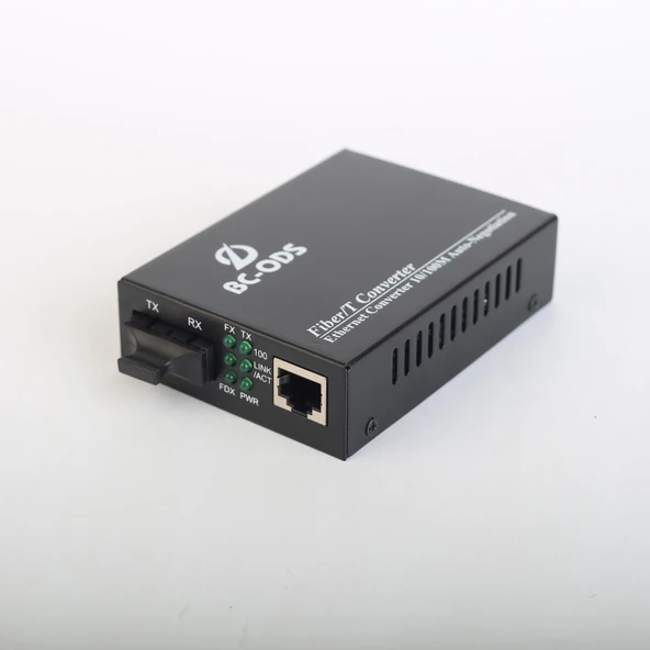 1000 Gigabit SC DX  MM F/O Media Converter (SFP Gerektirmez) - 1