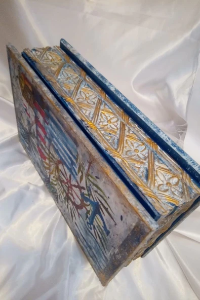 Sevgili Hediye Kutusu Sevgililer Günü Ahşap El İşi Hand Made Mücevher Kutusu Orta Boy 01 - Resim 3