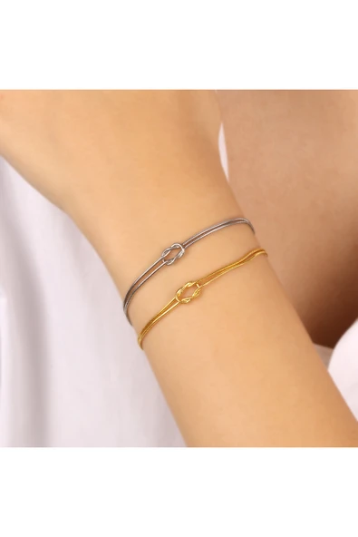 Thedem Kuyumculuk 925 Ayar Gümüş Düğüm Bileklik ürün görseli