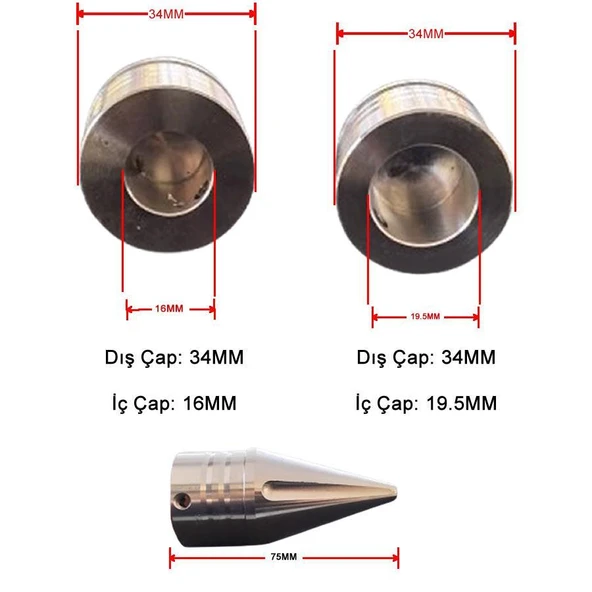 Cg Modifiye Vida ve Somun Seti - Resim 2