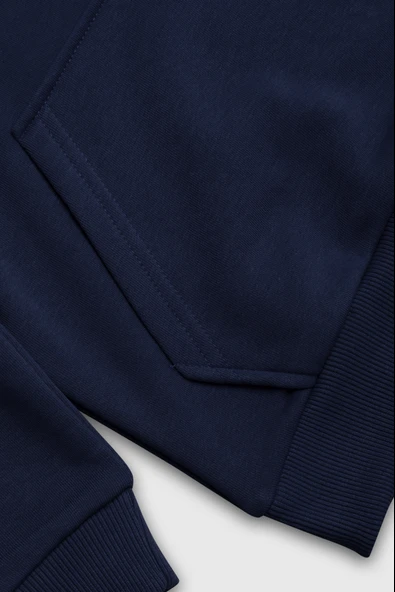 Erkek Çocuk BNT-B23341 Kapüşonlu Sweatshirt Lacivert - 4